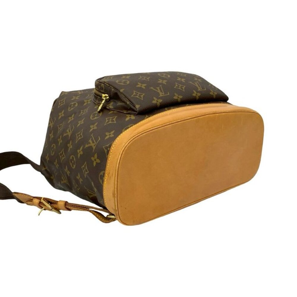 Louis Vuitton Vintage Montsouris Monogram Leather Drawstring Rucksack Sac - Picture 7 of 10